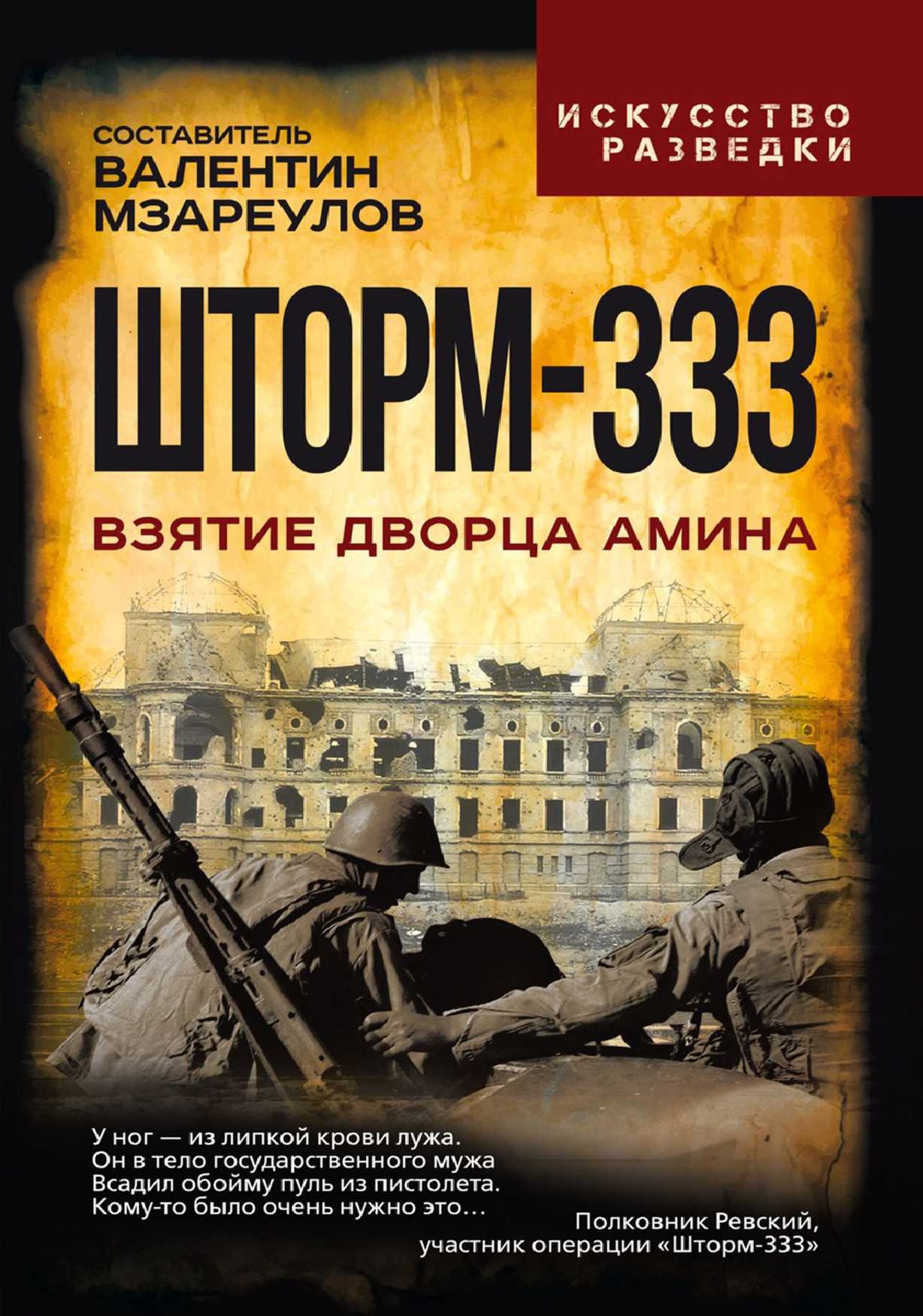 Шторм-333. Взятие дворца Амина - Валентин Константинович Мзареулов